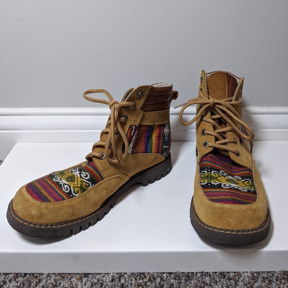 Vintage Shoes Authentic Peruvian Hiking Boots Poshmark